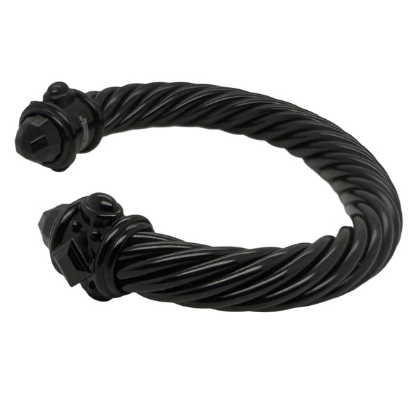 David Yurman Black Aluminum Cable Bracelet