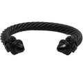 David Yurman Black Aluminum Cable Bracelet