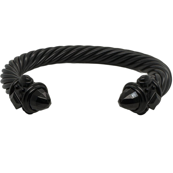 David Yurman Black Aluminum Cable Bracelet