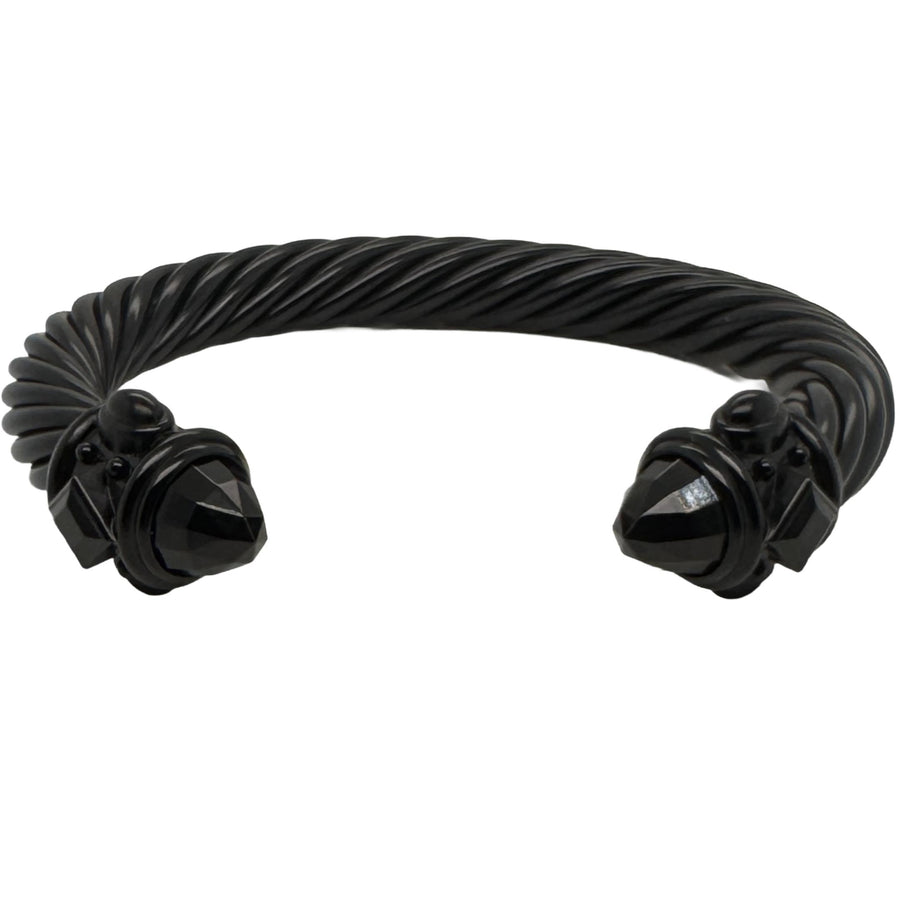 David Yurman Black Aluminum Cable Bracelet