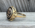 10k Gold Fraternal Order of Eagles Ladies Auxilary Signet Ring