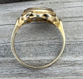 10k Gold Fraternal Order of Eagles Ladies Auxilary Signet Ring