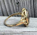 10k Gold Fraternal Order of Eagles Ladies Auxilary Signet Ring