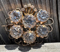 Victorian 10K Gold Rock Crystal Crown Pendant/Brooch – Antique Crown Jewelry