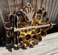 Victorian 10K Gold Rock Crystal Crown Pendant/Brooch – Antique Crown Jewelry