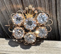 Victorian 10K Gold Rock Crystal Crown Pendant/Brooch – Antique Crown Jewelry