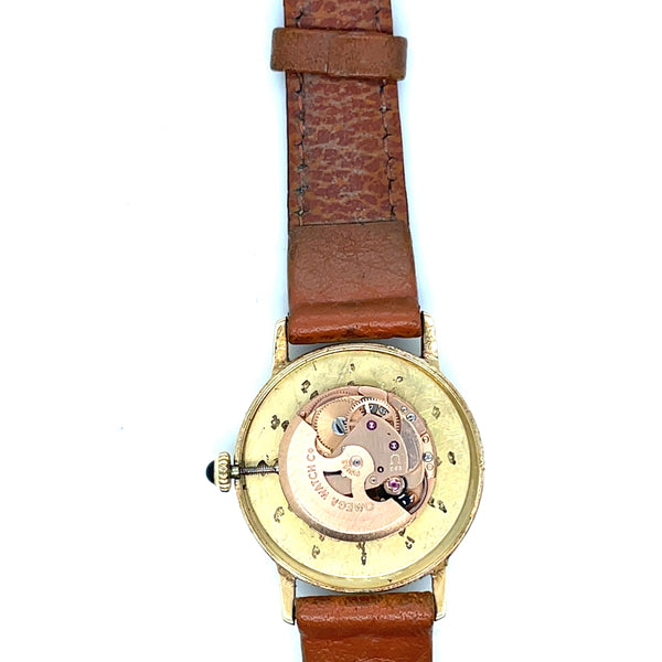 Omega De Ville Automatic Ladies Wrist Watch – 14k Solid Gold – Caliber 663