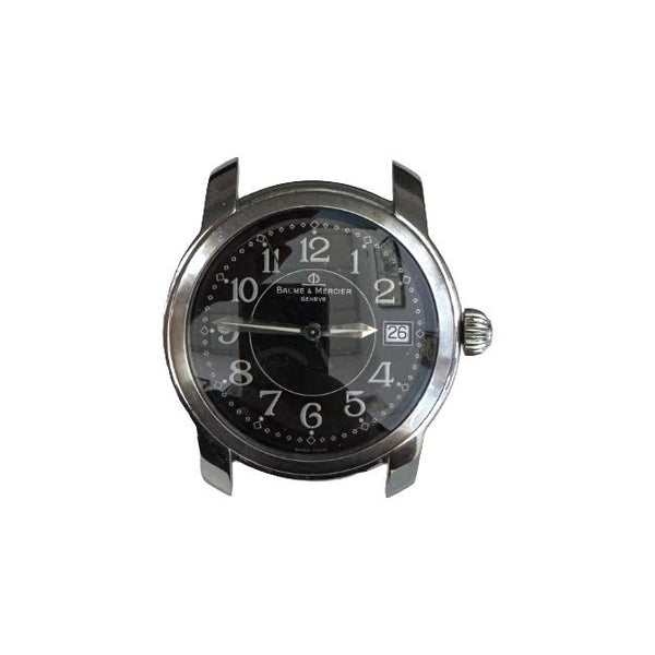 Baume & Mercier Capeland Men’s Swiss Quartz Watch, Black Dial, Date, 37mm